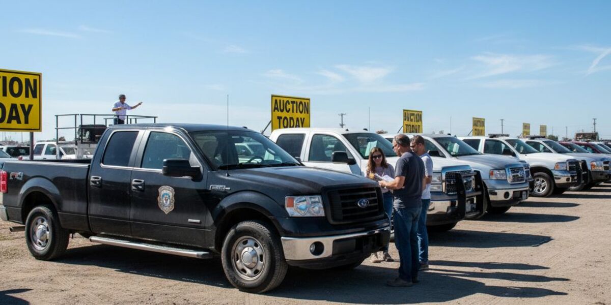 Guide to Buying Police Impound Pickup Trucks at Auction