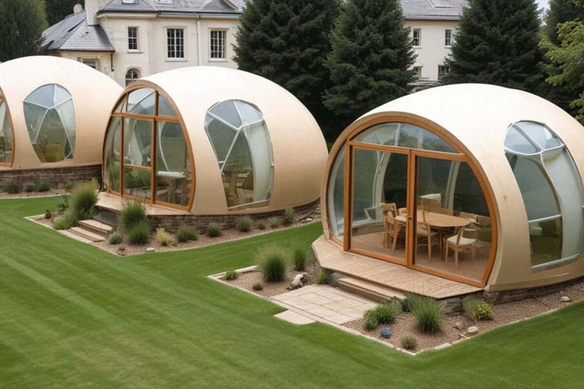 Runde Gartenzimmer aus Glas: Eine stilvolle Lösung für mehr Raum im Garten